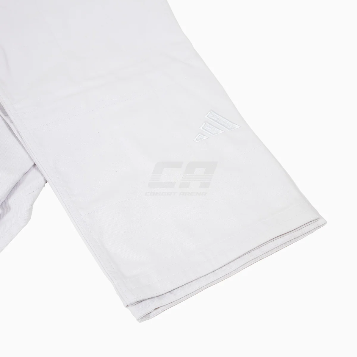 Judogi blanc Adidas J730 Champion III IJF sans bandes  - Image 3