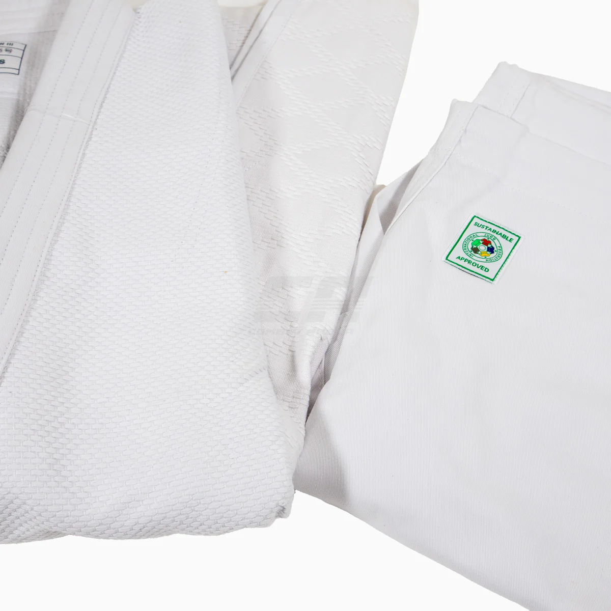 Judogi blanc Adidas J730 Champion III IJF sans bandes  - Image 4