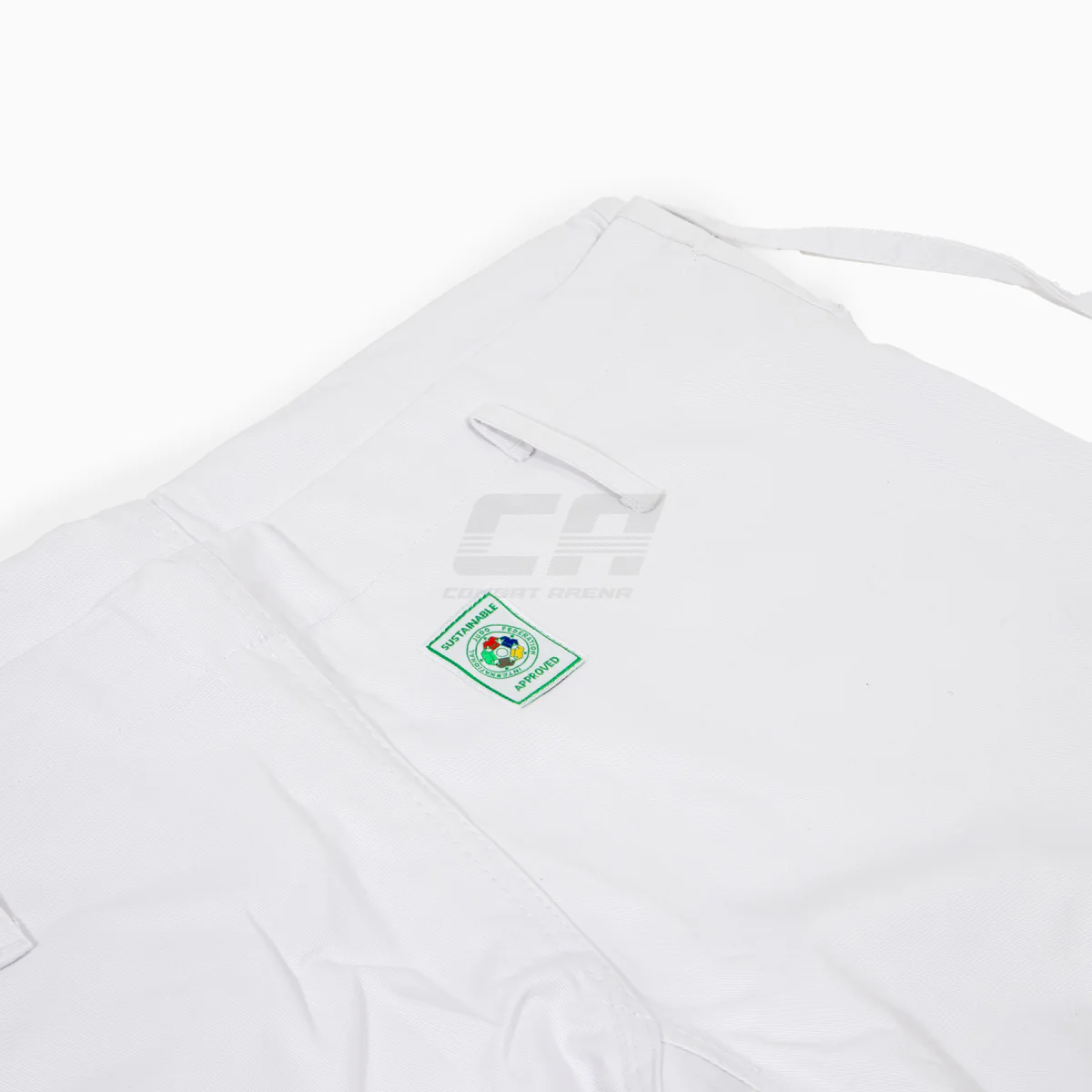 Judogi blanc Adidas J730 Champion III IJF sans bandes  - Image 6