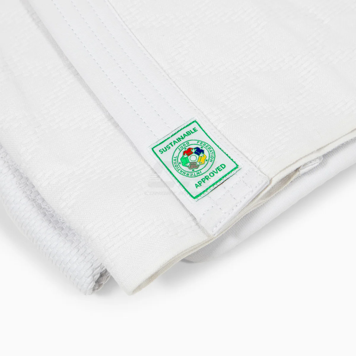 Judogi blanc Adidas J730 Champion III IJF sans bandes  - Image 7