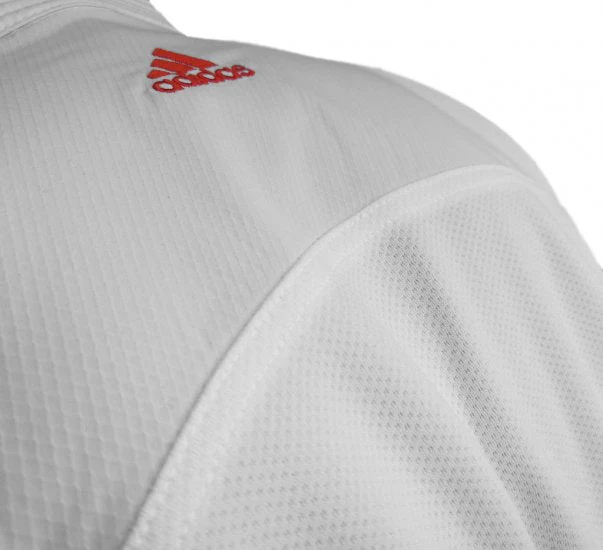 Karategi Adidas Kumite Adilight Primegreen WKF Bandes Rouges  - Image 5