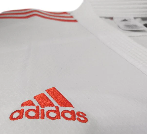 Karategi Adidas Kumite Adilight Primegreen WKF Bandes Rouges  - Image 6