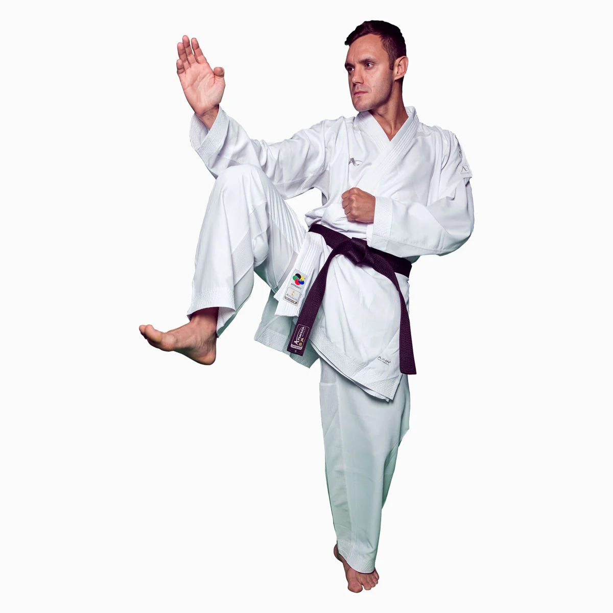 Karategi Arawaza Kumite Deluxe Evo WKF broderie blanche 