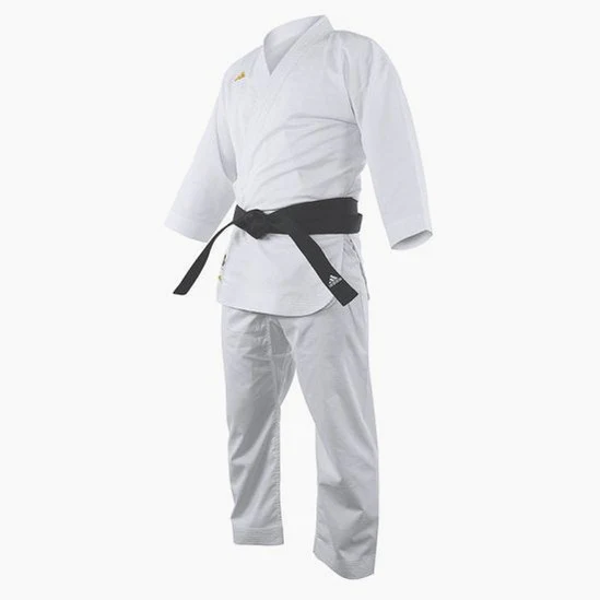 Karategi kumite Adidas Adizero 2.0 WKF blanc sans rayures 