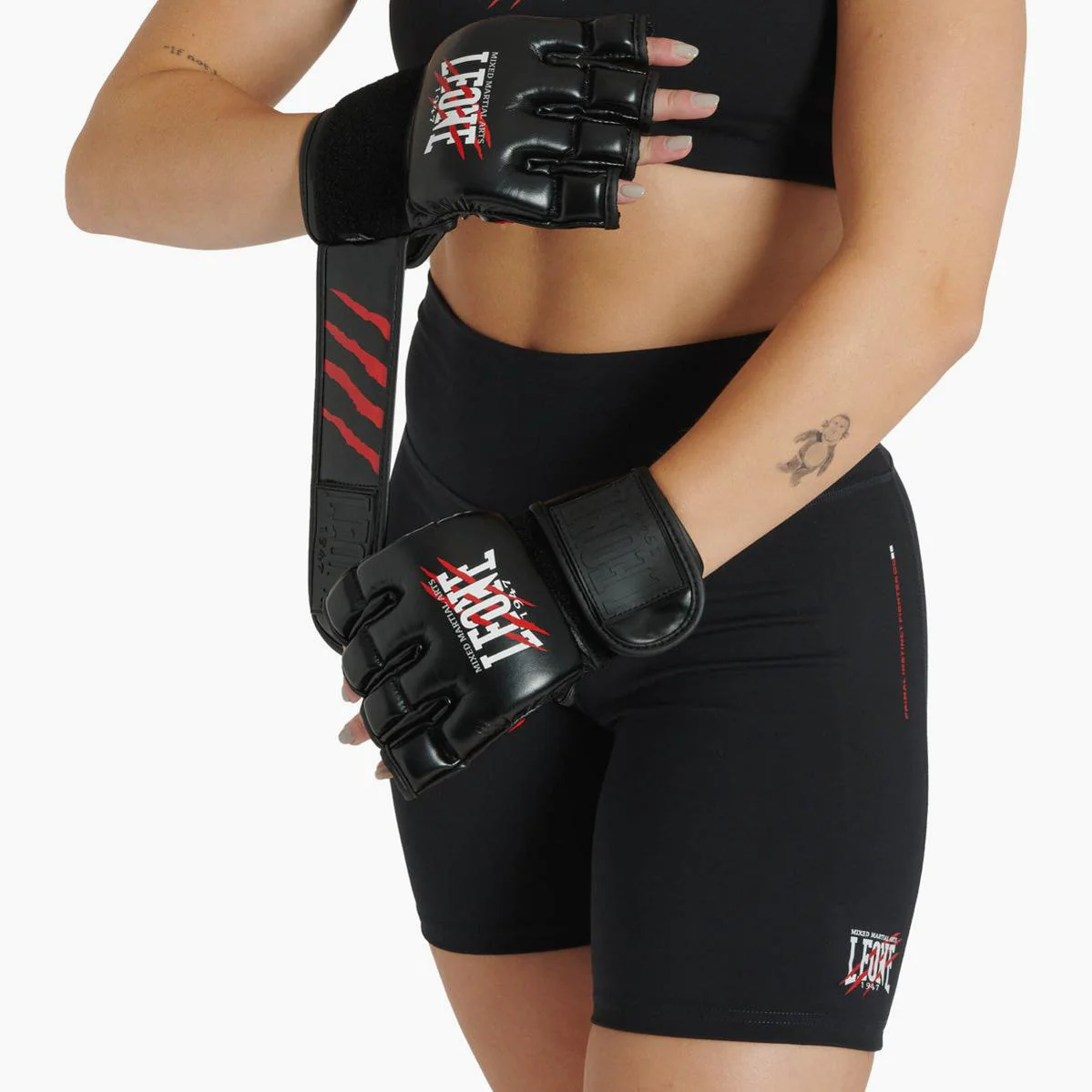 Leggings courts Femme Leone Primal Instinct AB939 Noir  - Image 4