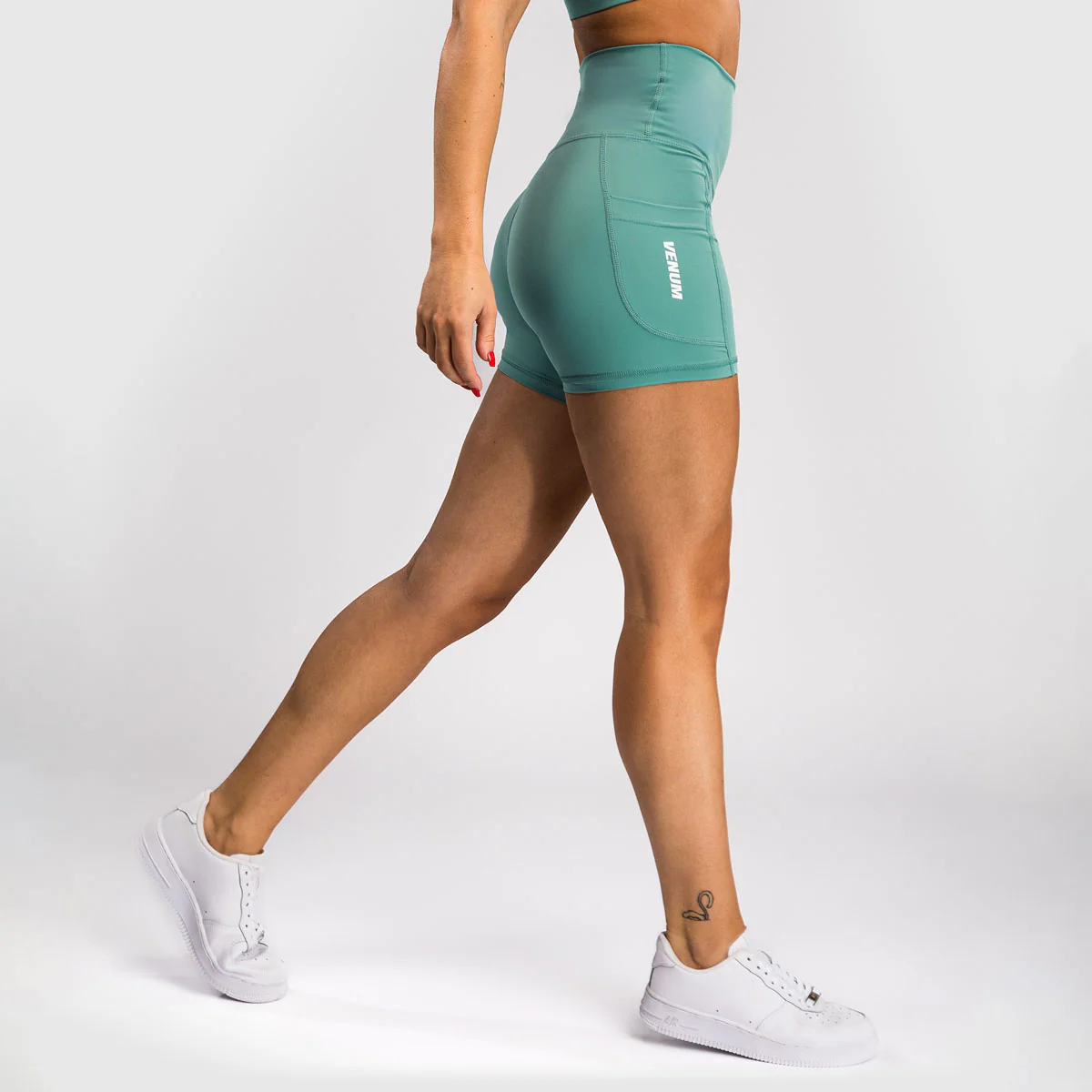 Leggings courts Femme Venum Essential Vert d'eau  - Image 3
