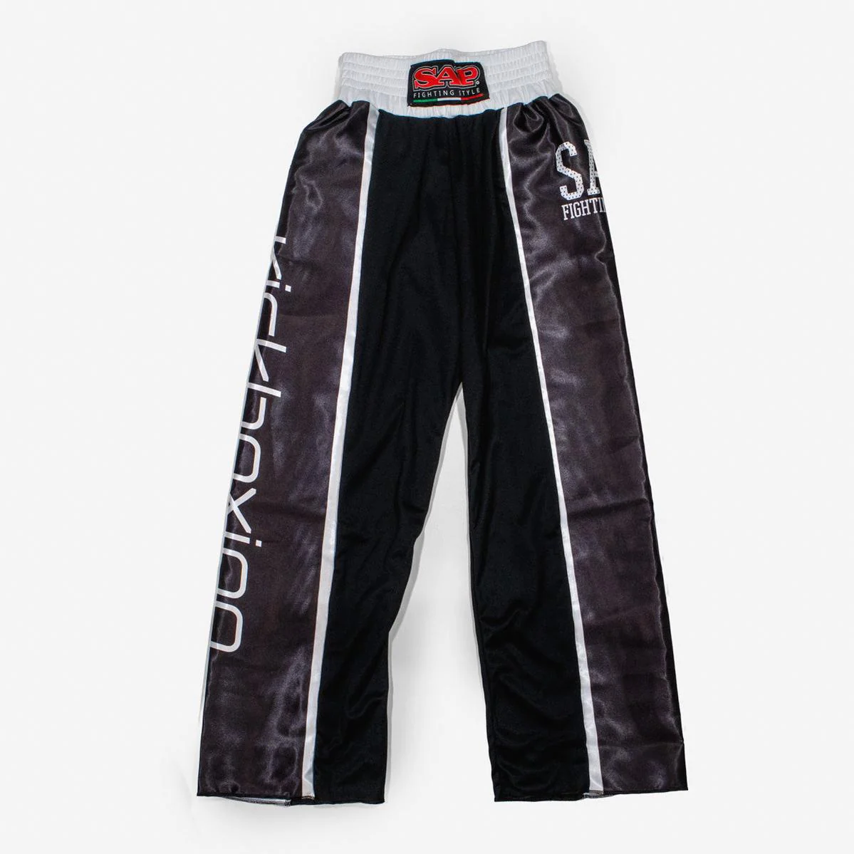 Pantalons SAP WAKO Compétition de kickboxing noire