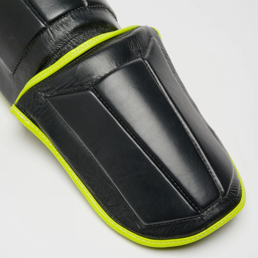 Protège-tibias Leone Revo Fluo PT160F avec protège-pieds  - Image 6