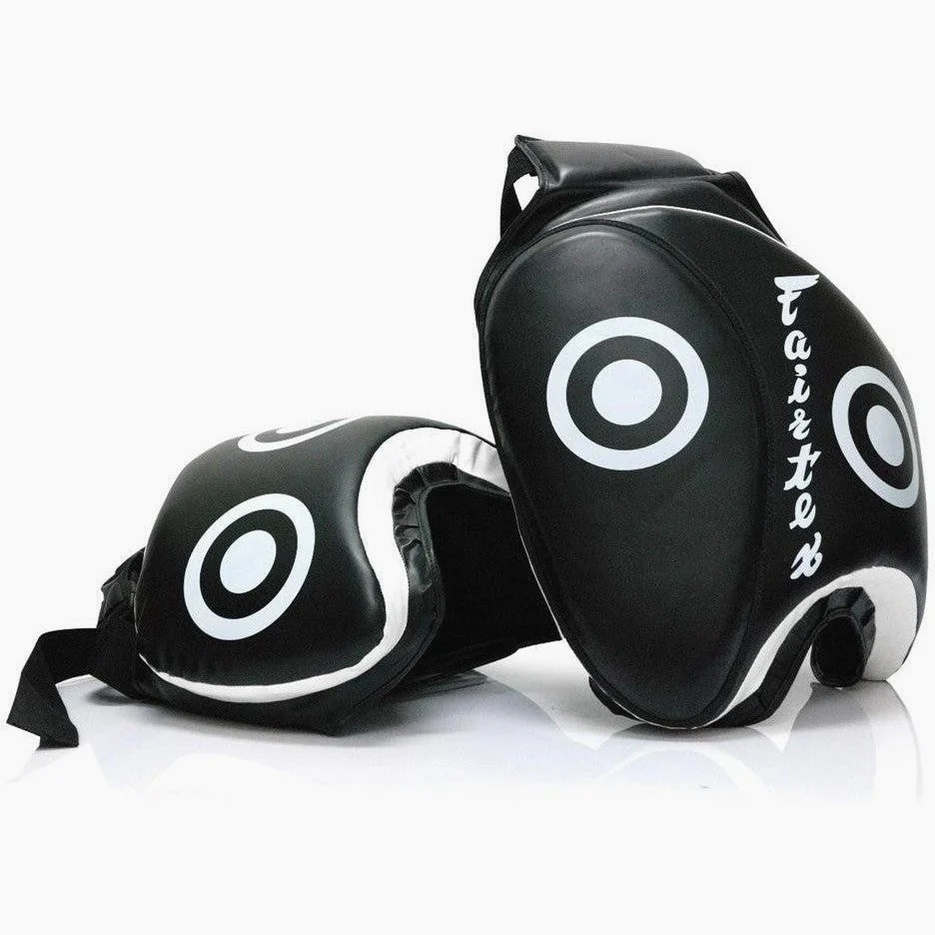 Protections pour les cuisses Fairtex TP3 Noir-blanc - Image 2