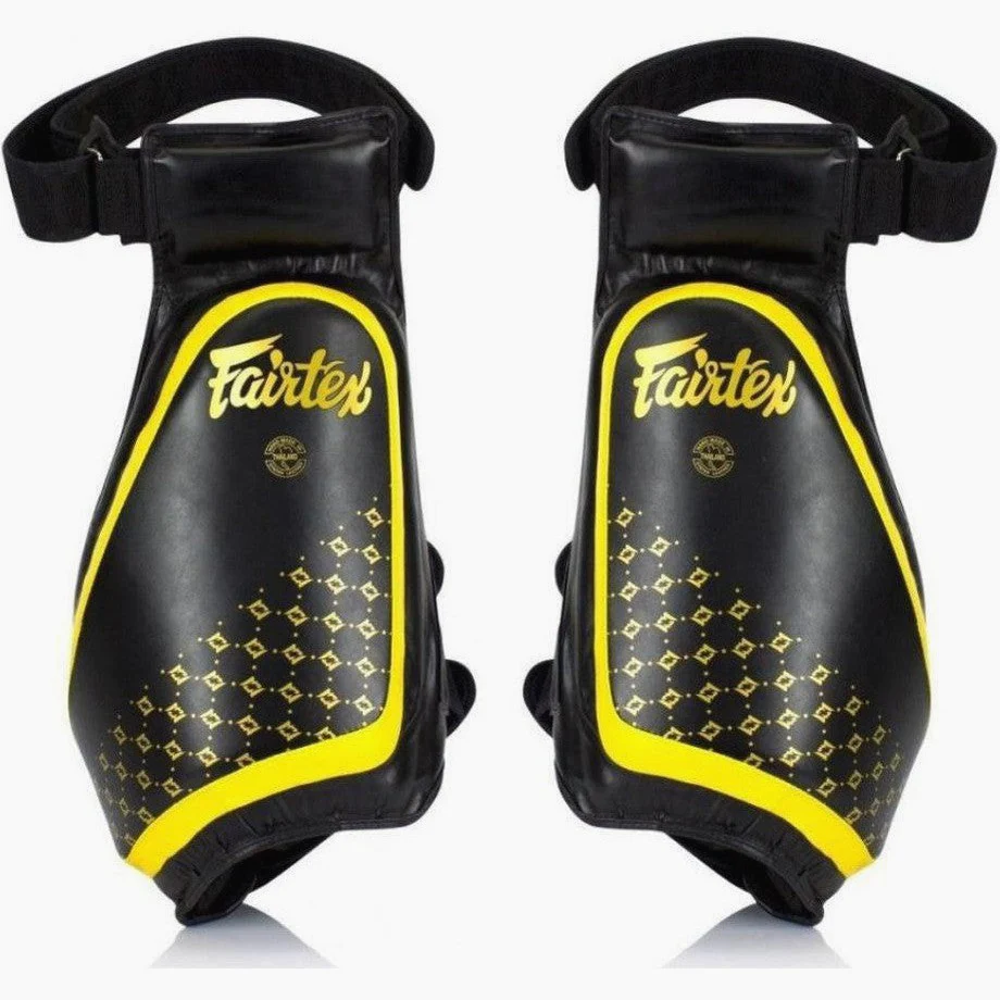 Protections pour les cuisses Fairtex TP4 Noir-jaune 