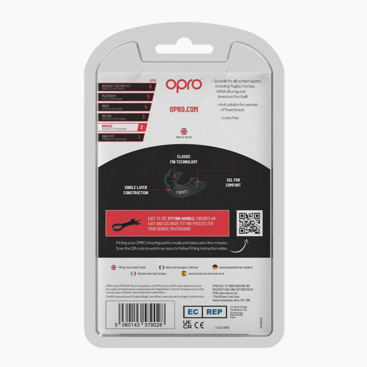 Protège-dents Opro Bronze Auto-ajustable  - Image 8