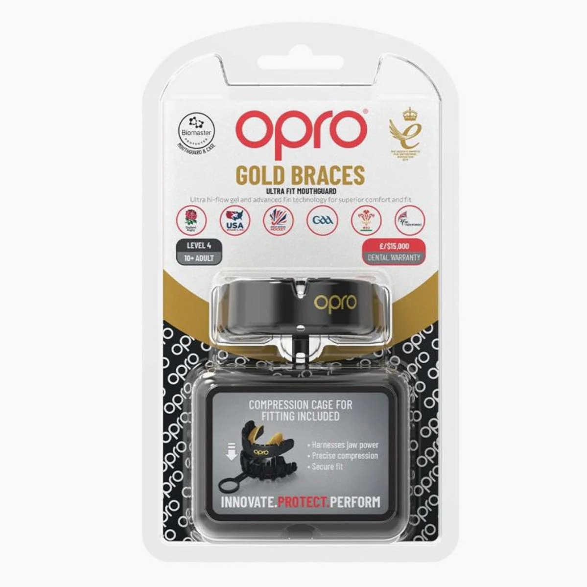 Protège-dents Opro Gold Self-Fit Appareils pour appareil dentaire  - Image 8