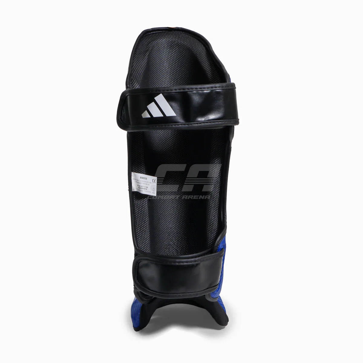 Protège-tibias avec parapet Adidas Pro Kickboxing WAKO Bleu-blanc  - Image 2