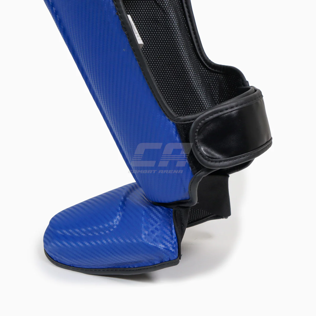 Protège-tibias avec parapet Adidas Pro Kickboxing WAKO Bleu-blanc  - Image 4