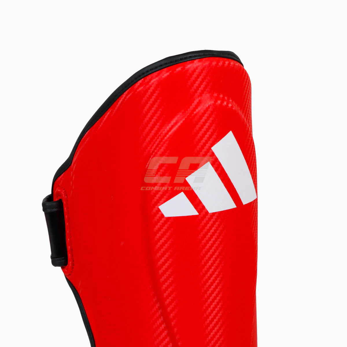 Protège-tibias avec parapet Adidas Pro Kickboxing WAKO Rouge-blanc  - Image 3