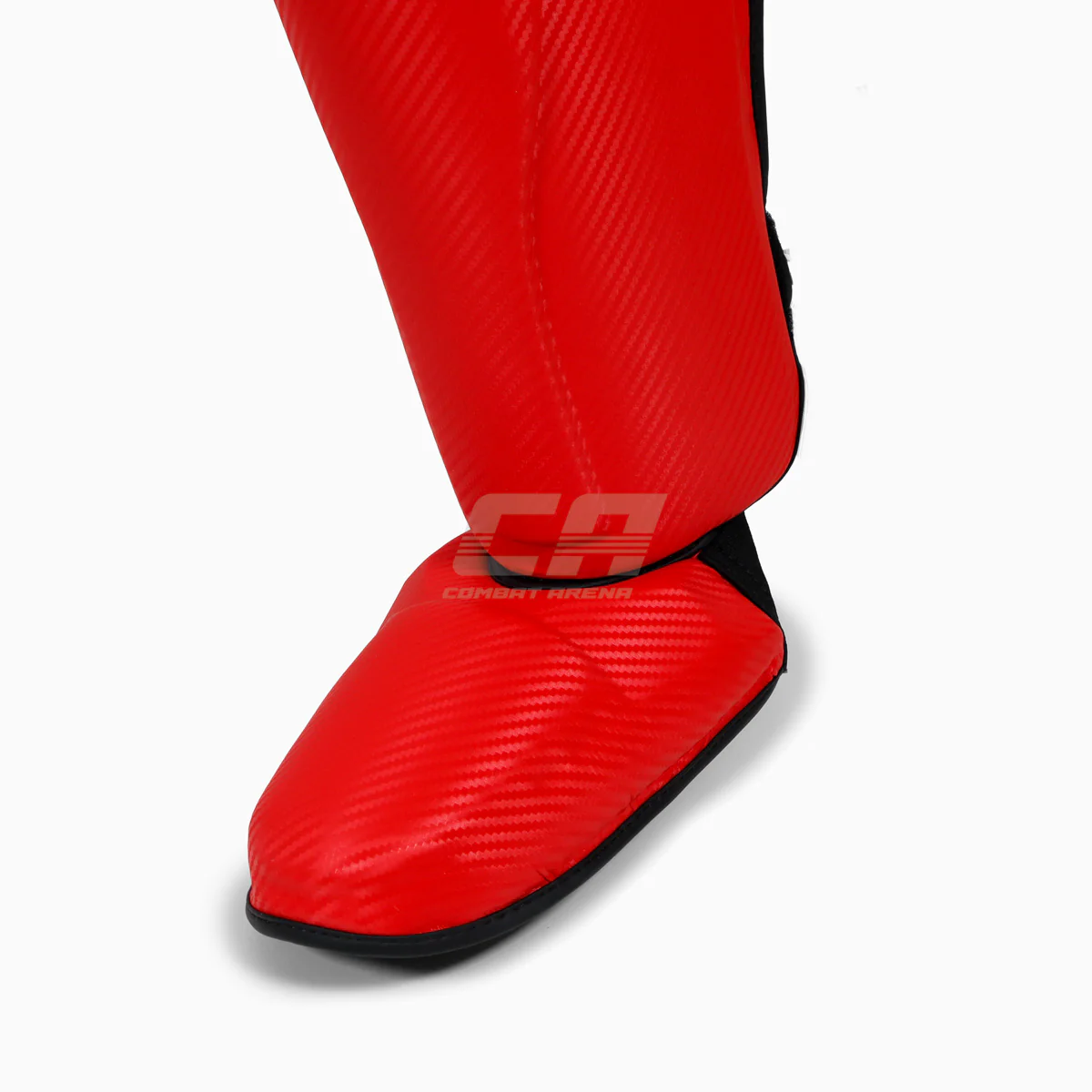 Protège-tibias avec parapet Adidas Pro Kickboxing WAKO Rouge-blanc  - Image 5