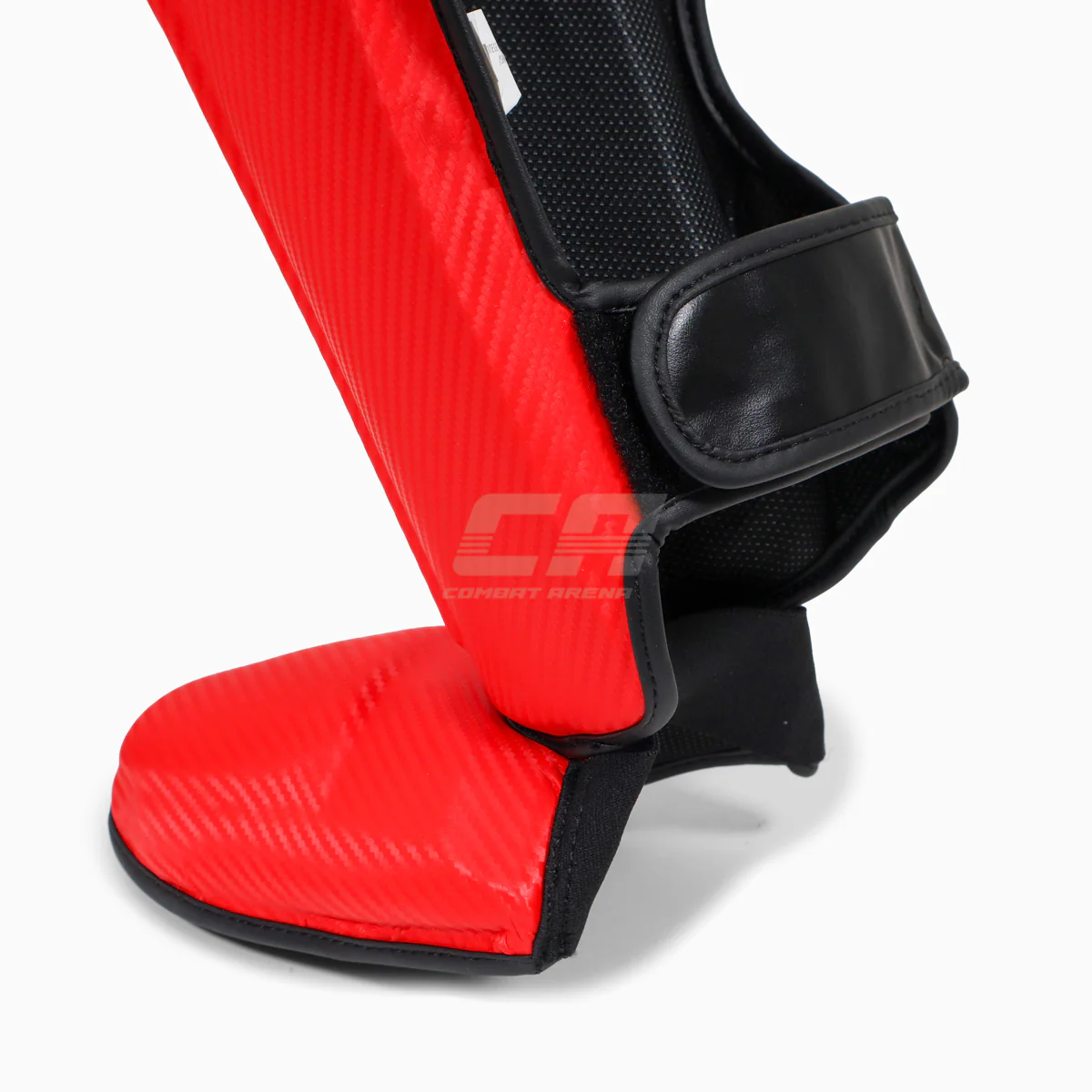 Protège-tibias avec parapet Adidas Pro Kickboxing WAKO Rouge-blanc  - Image 7