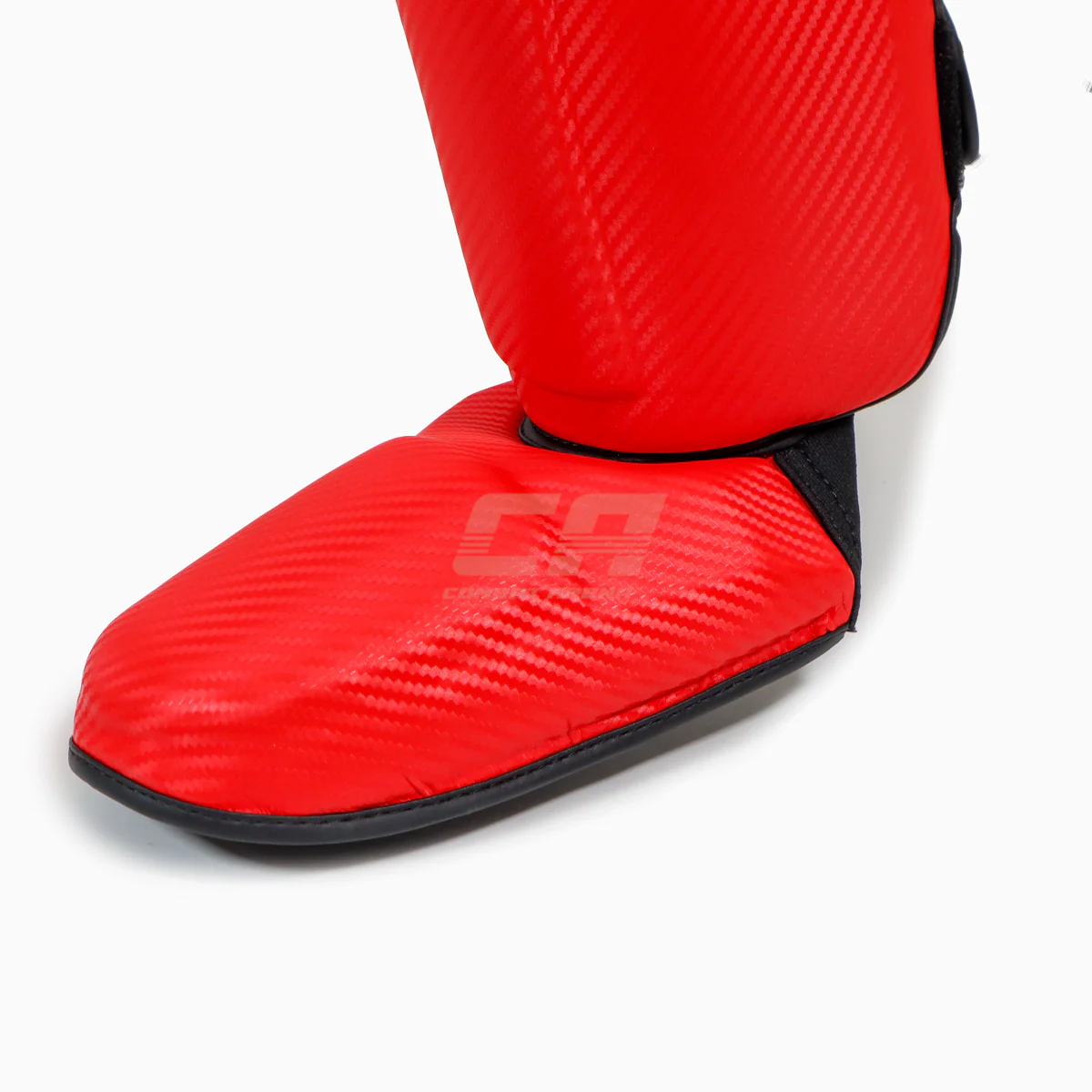 Protège-tibias avec parapet Adidas Pro Kickboxing WAKO Rouge-blanc  - Image 8