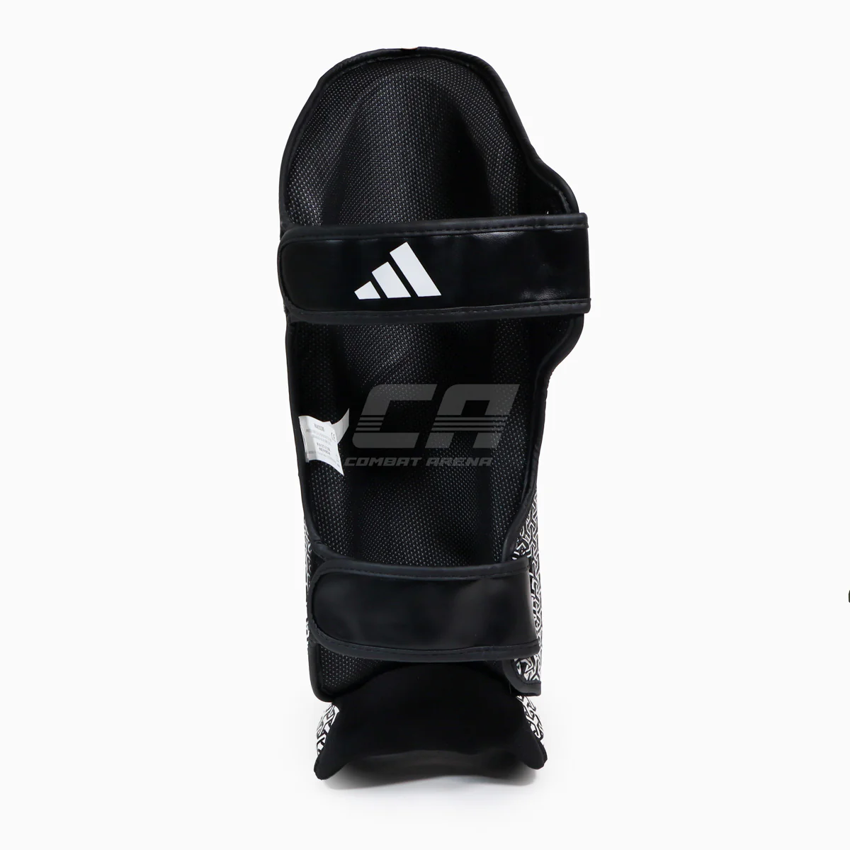 Protège-tibias avec semelle Adidas Pro Kickboxing WAKO Noir-blanc  - Image 2