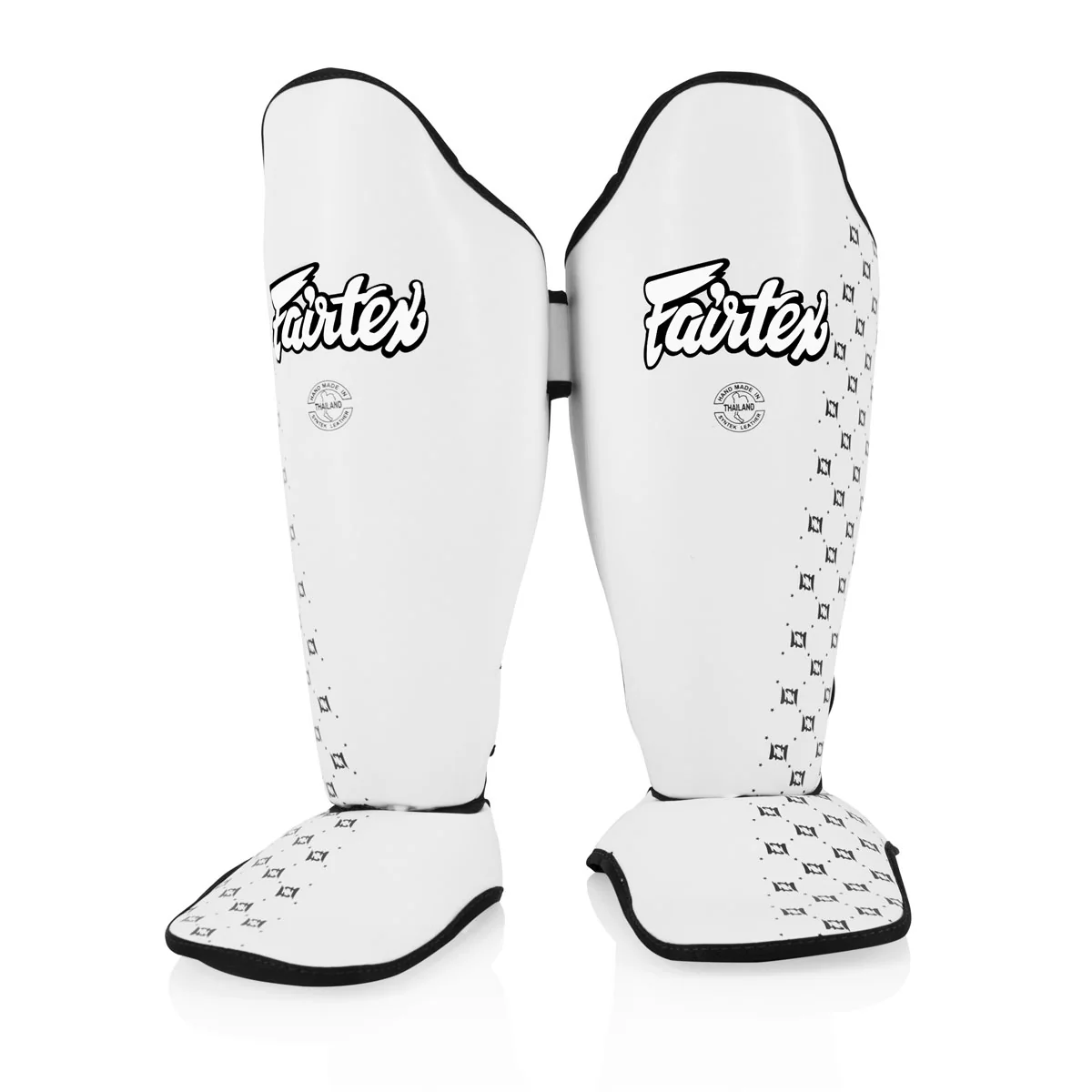 Protège-tibias Fairtex Compétition SP5 avec repose-pieds Blanc  - Image 2