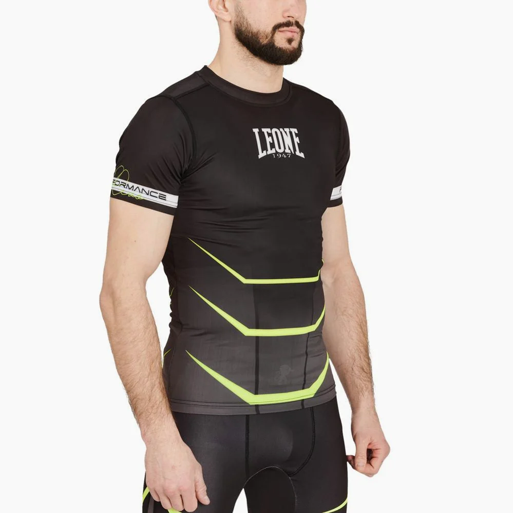 Rashguard à compression Leone Revo Fluo AB927F  - Image 3