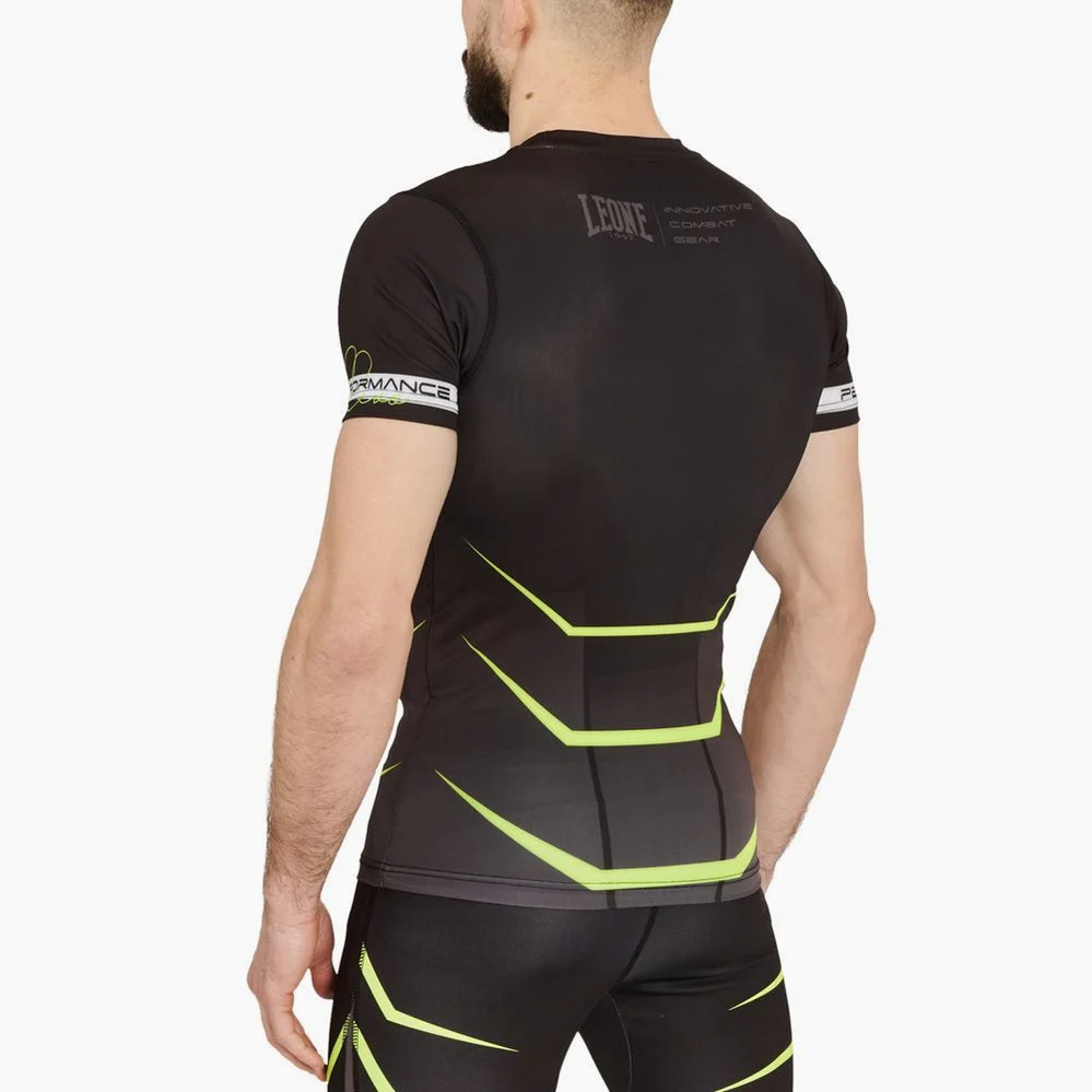 Rashguard à compression Leone Revo Fluo AB927F  - Image 7
