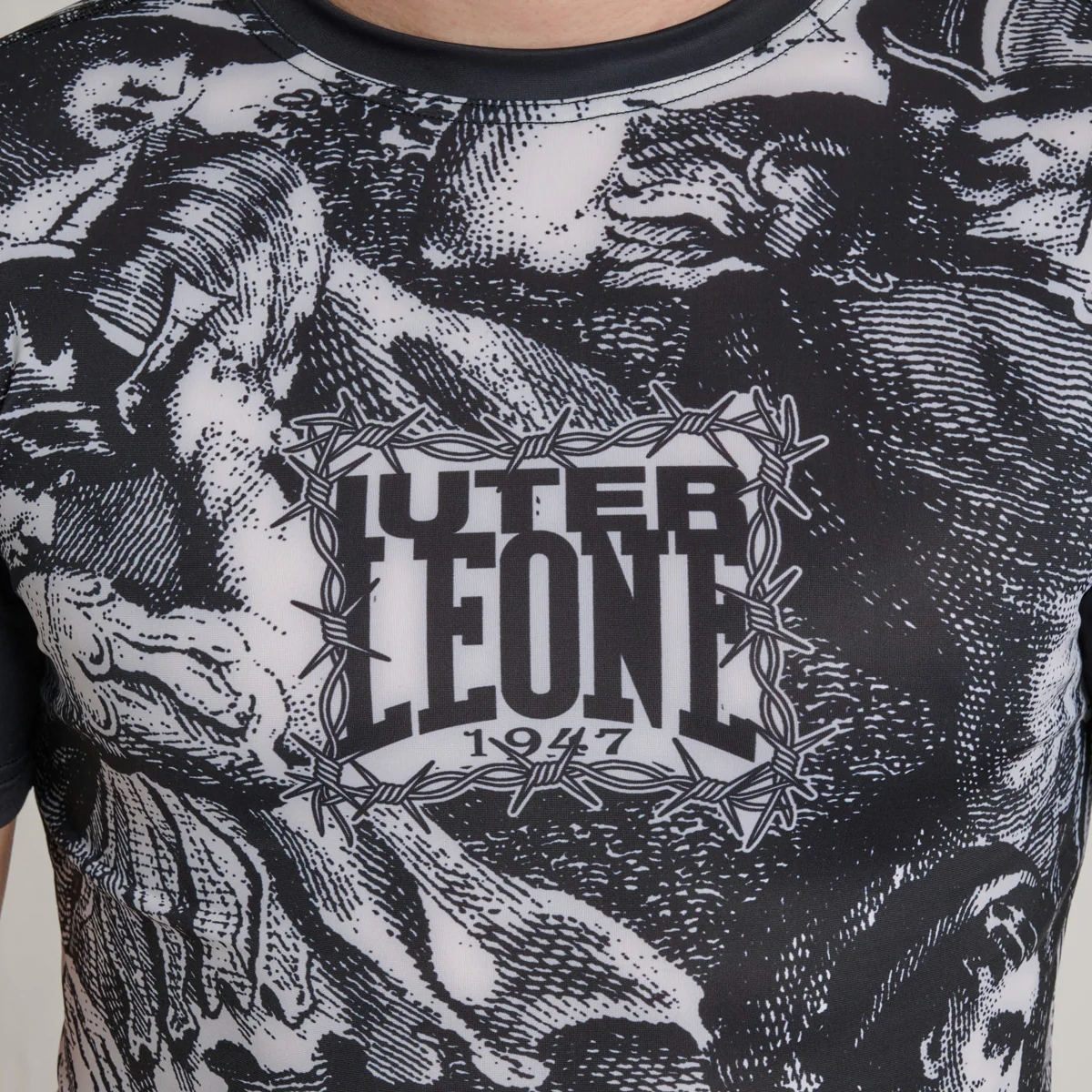 Rashguard Leone IUTER Barbed Wire AB06IU Noir  - Image 5