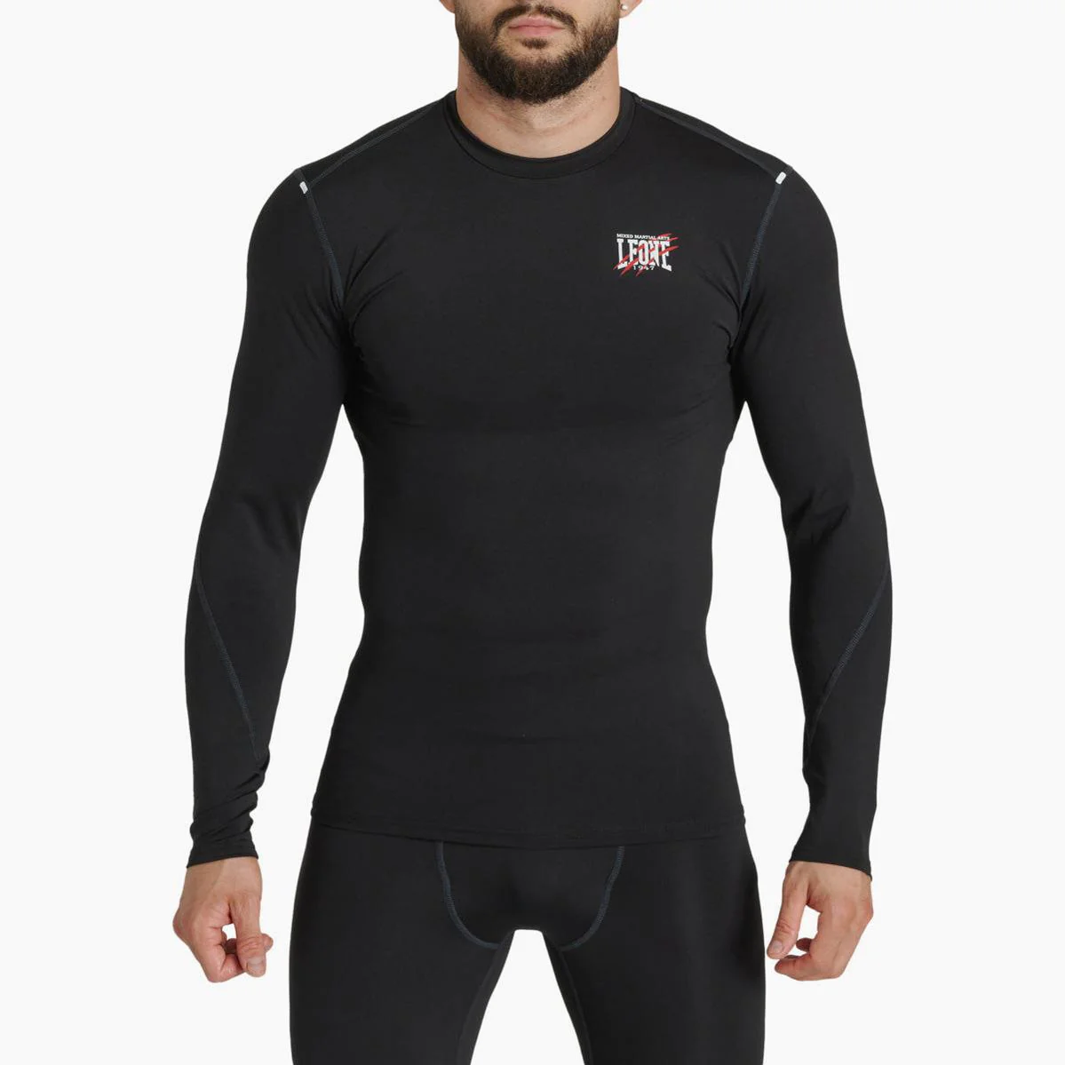 Rashguard Leone Primal Instinct AB909 manches longues Noir