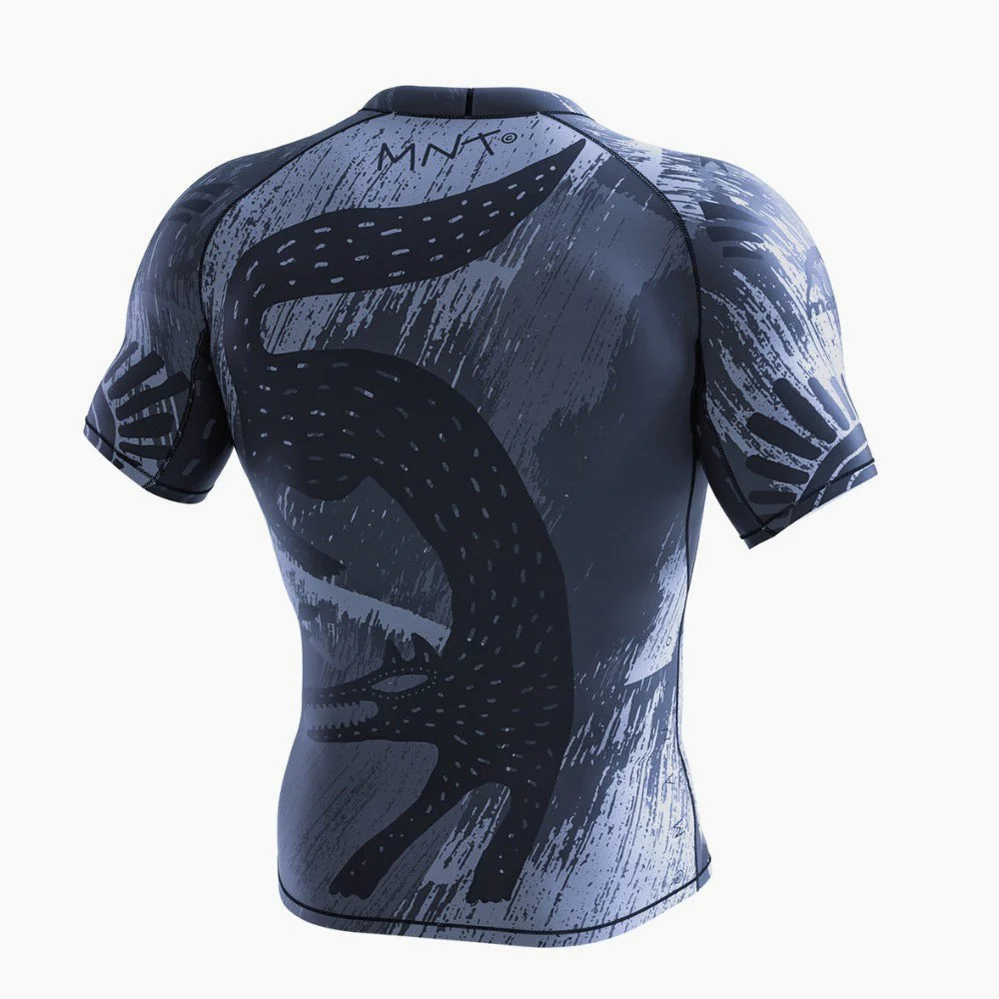 Rashguard Manto Livings manches courtes Gris - Image 2