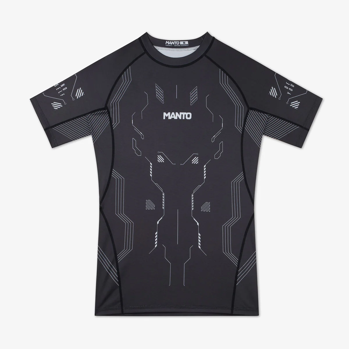 Rashguard Manto Shield manches courtes Noir 