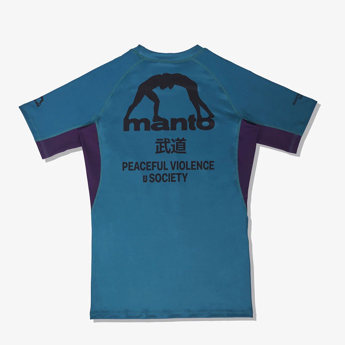 Rashguard Manto Society manches courtes Vert