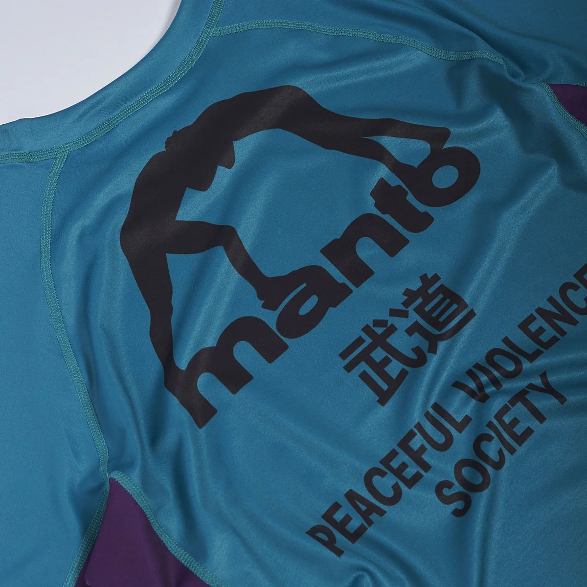 Rashguard Manto Society manches courtes Vert - Image 3