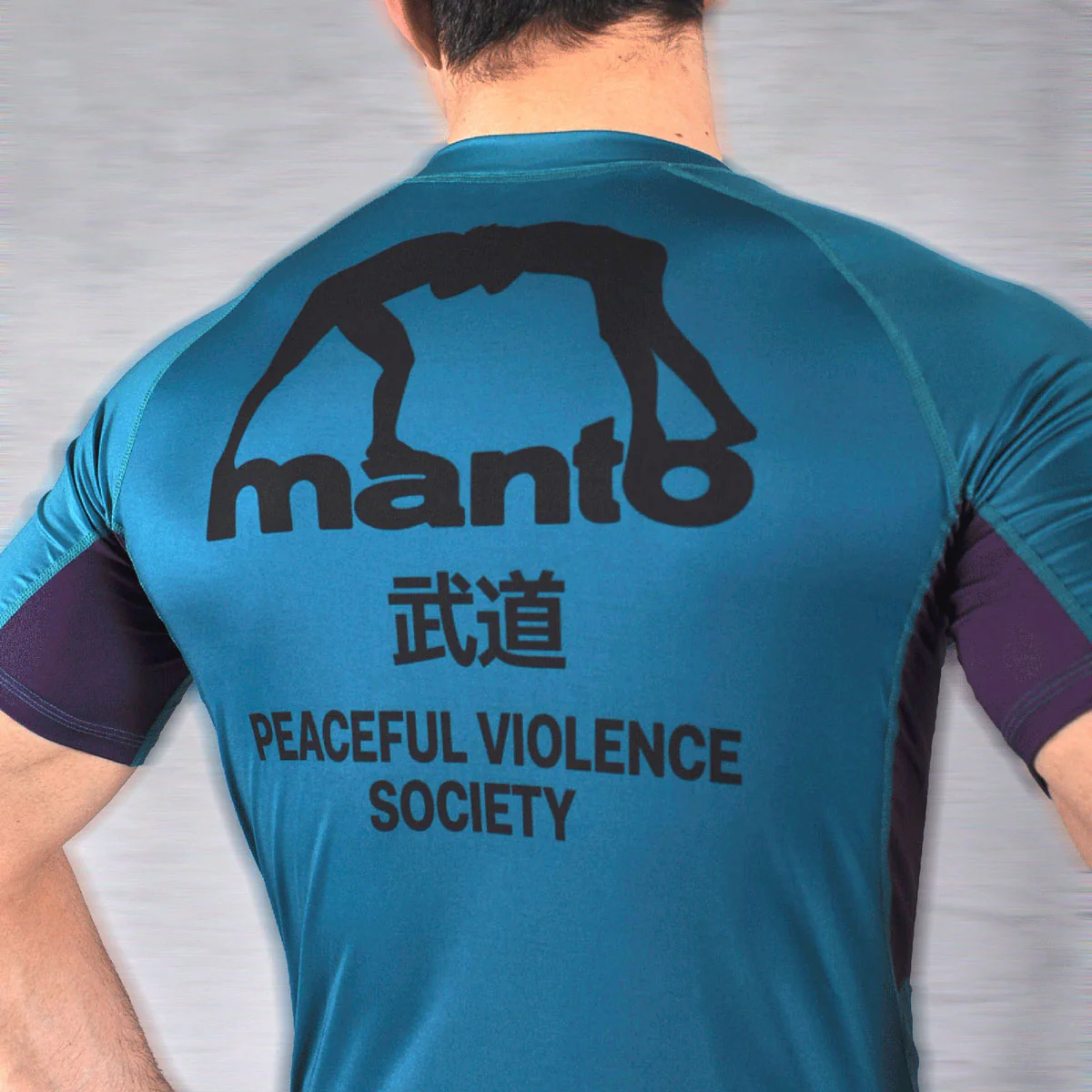 Rashguard Manto Society manches courtes Vert - Image 4