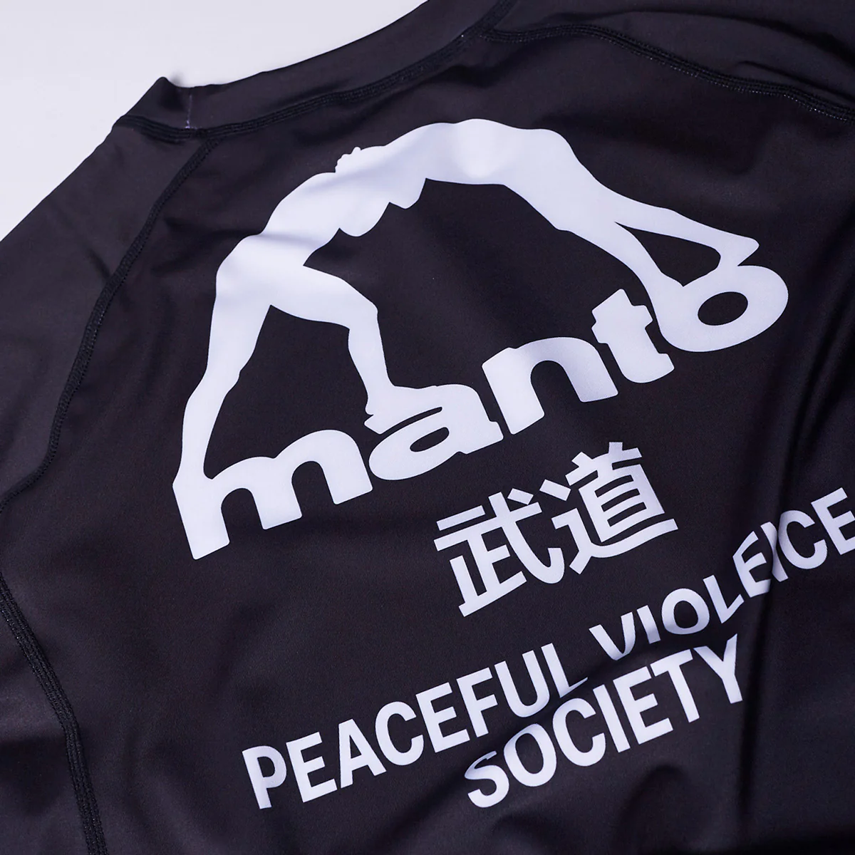 Rashguard Manto Society manches courtes noir - Image 4