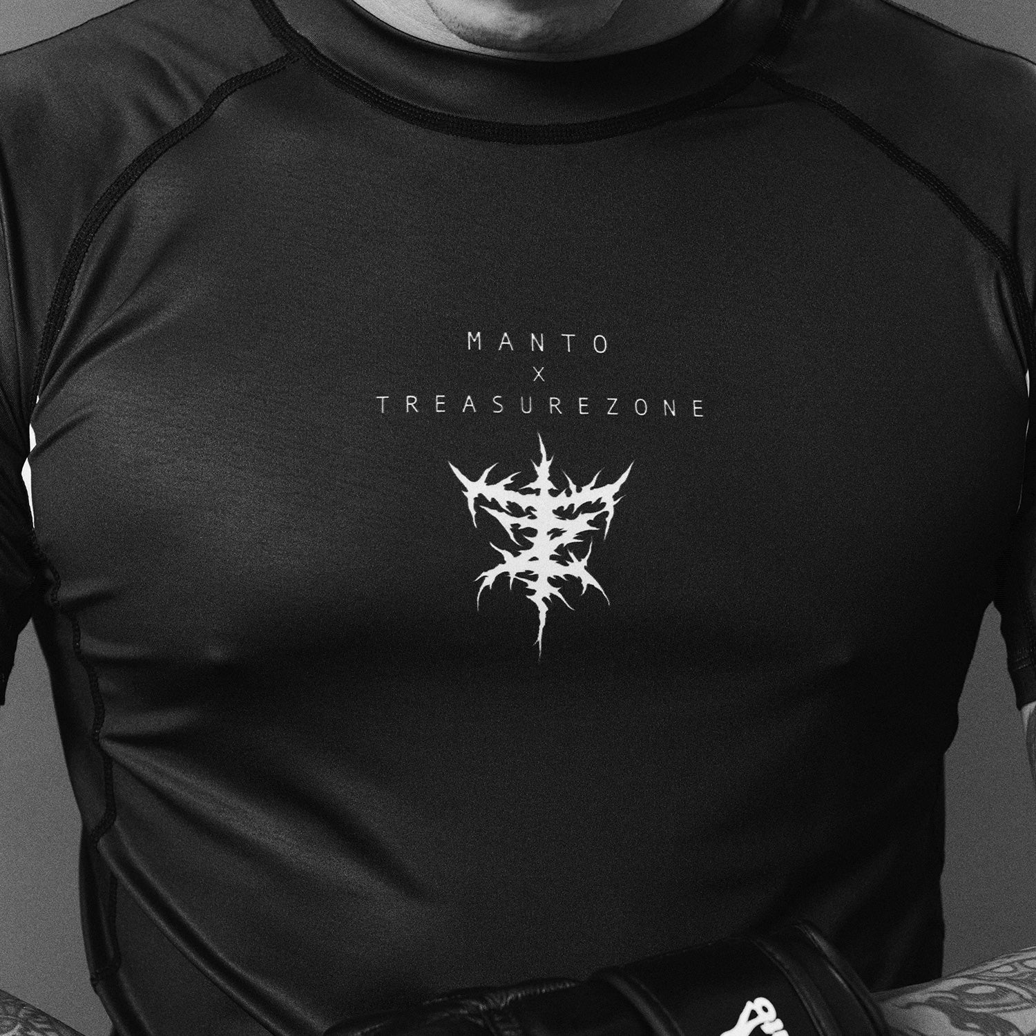 Rashguard Manto Treasure Zone manches courtes noir  - Image 4