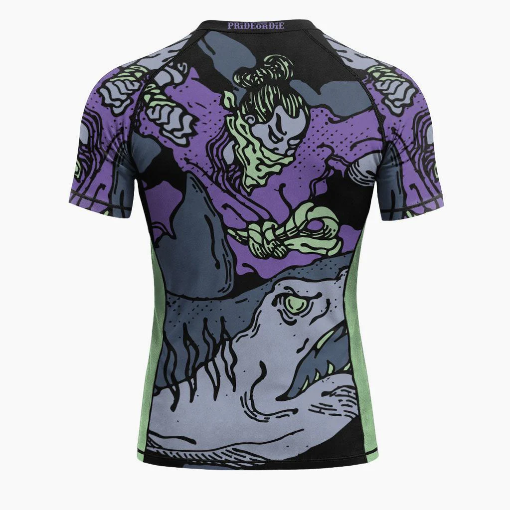 Rashguard Pride or Die Dangerous Water V2 manches courtes - Image 4
