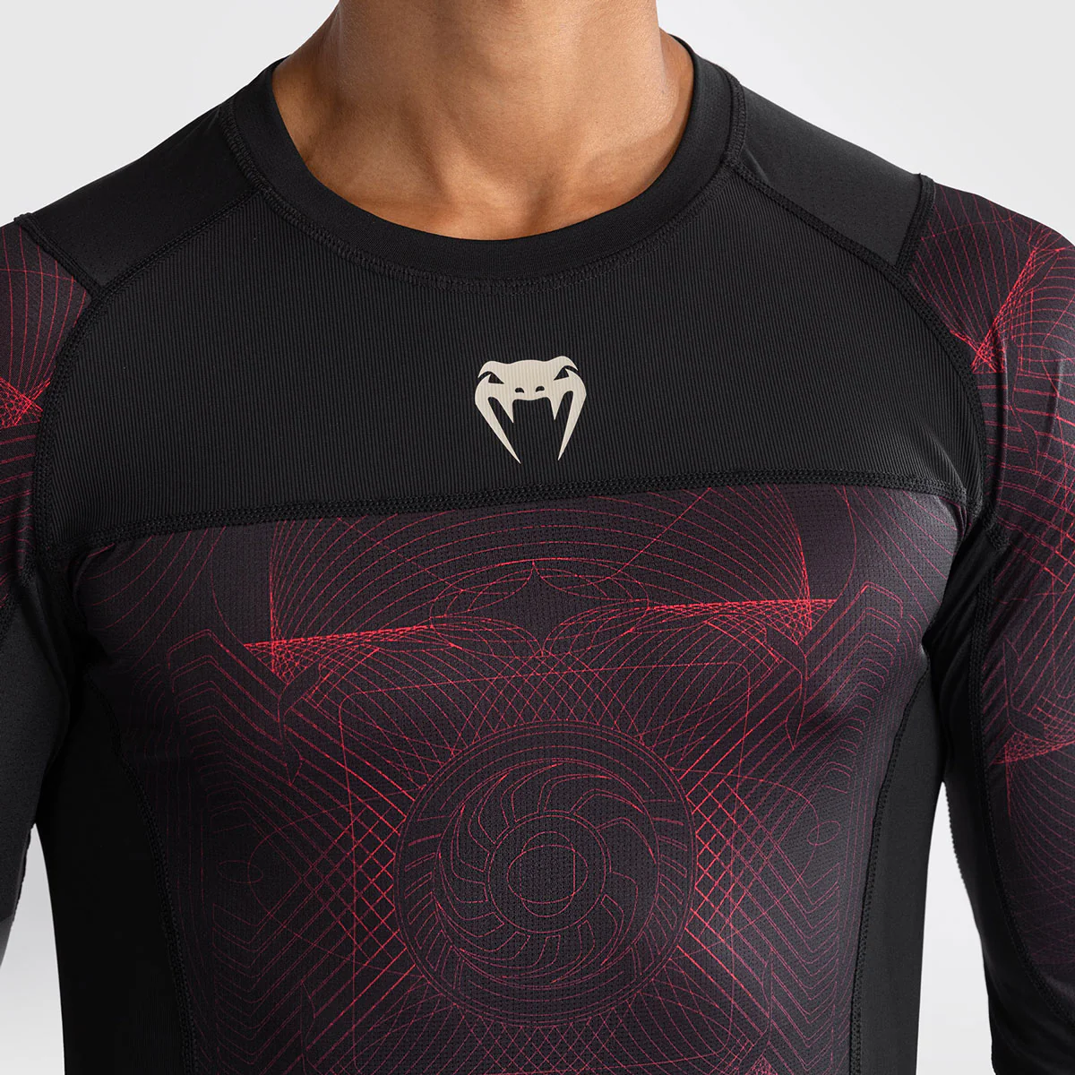 Rashguard Venum G-Fit Air manches longues Noir-rouge  - Image 3