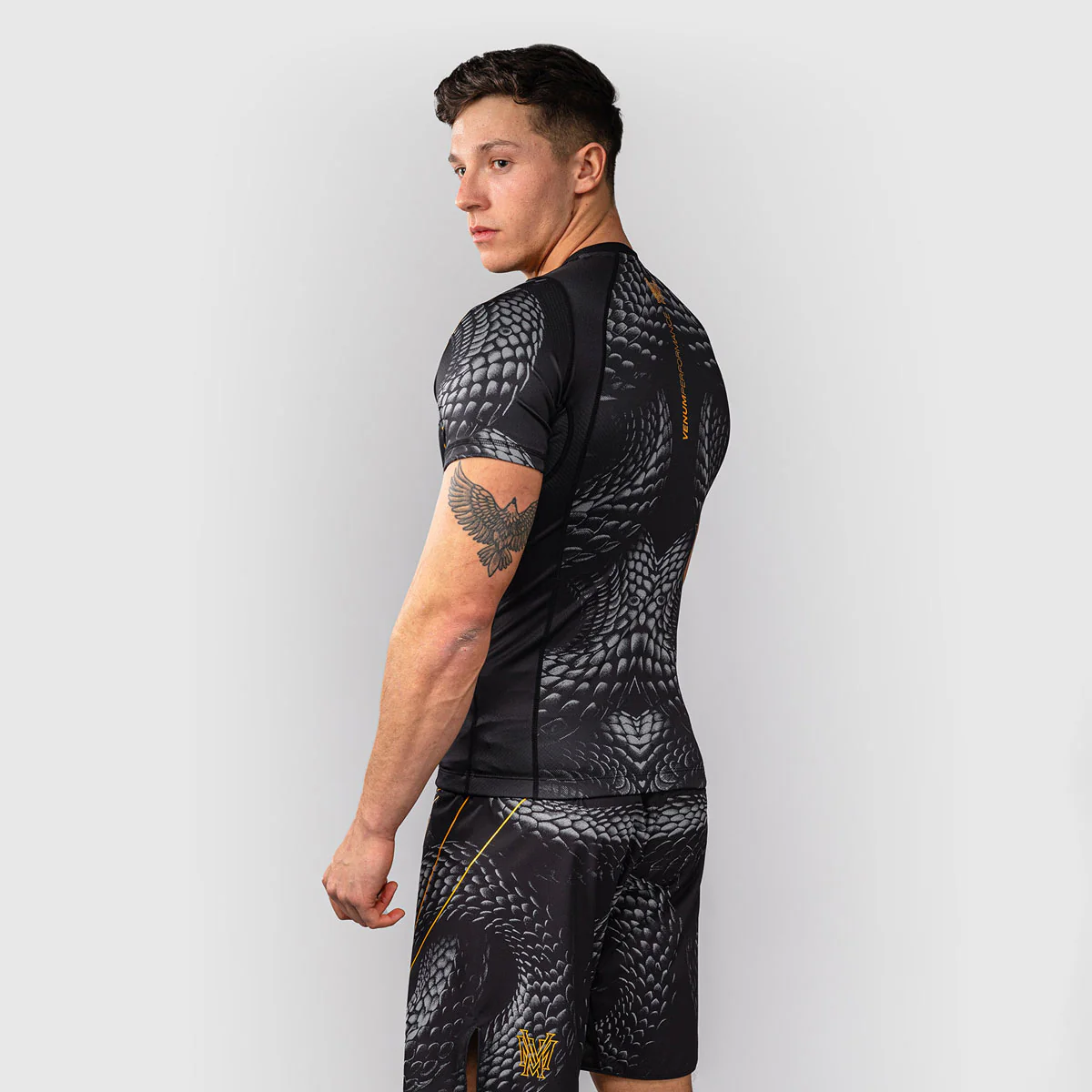 Rashguard Venum Matupa manches courtes Noir-gris - Image 4