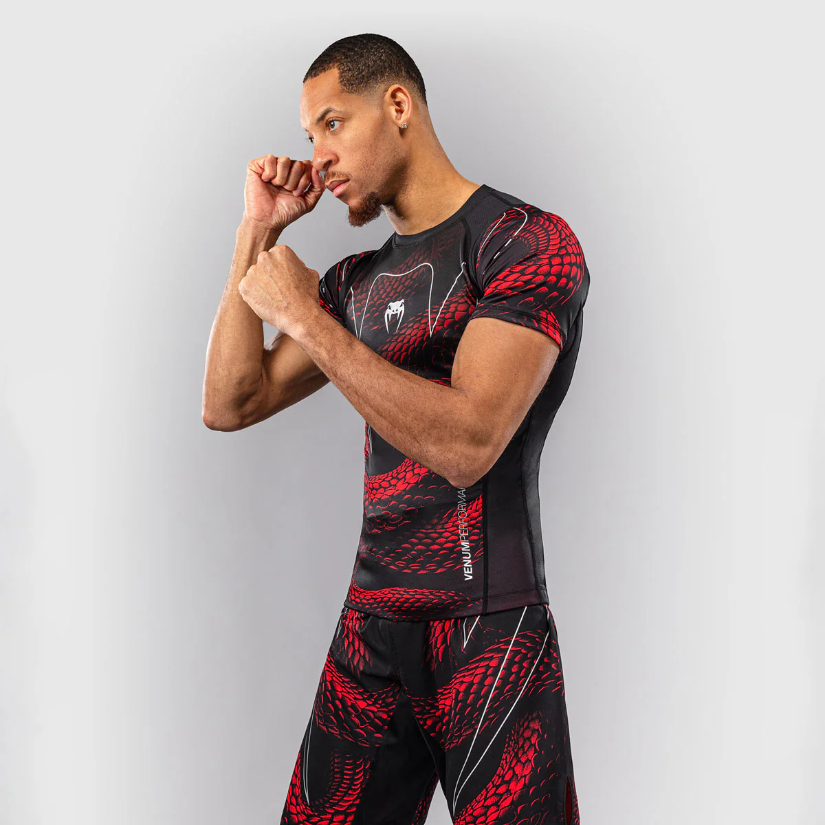 Rashguard Venum Matupa manches courtes Noir-rouge  - Image 3