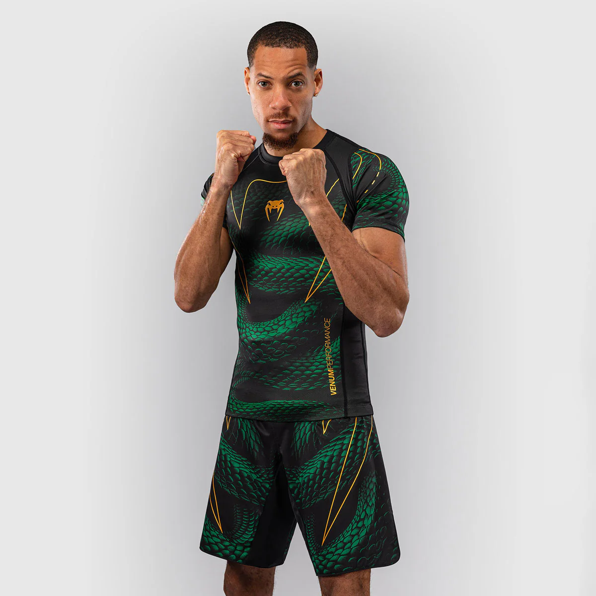 Rashguard Venum Matupa manches courtes Noir-vert  - Image 2