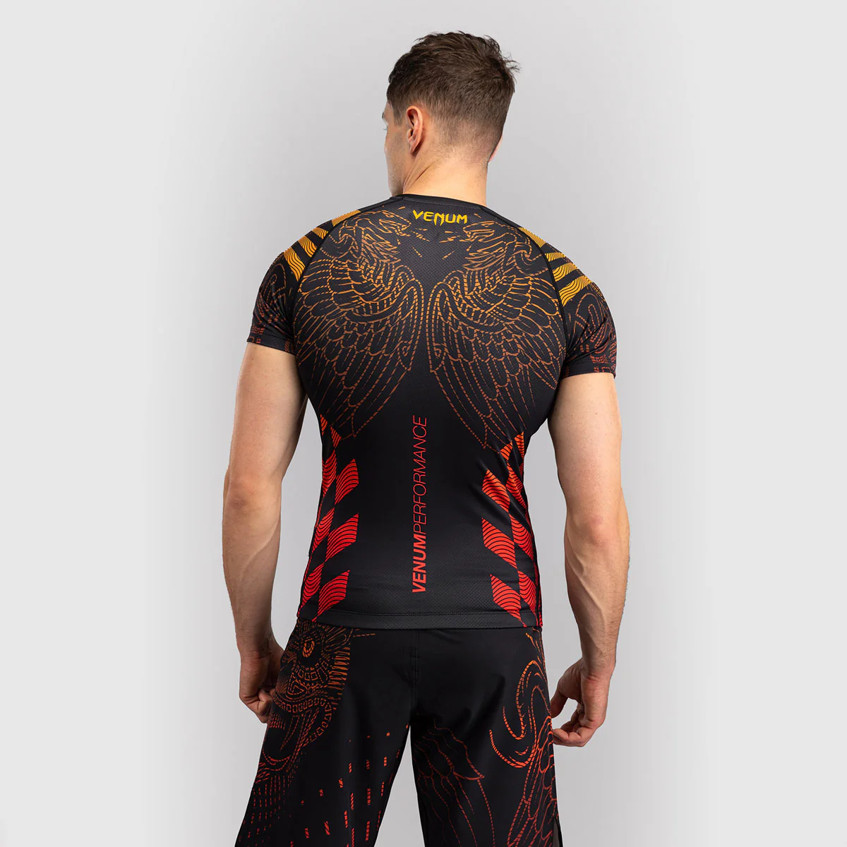 Rashguard Venum Quetzal Fury manches courtes Noir-rouge  - Image 2