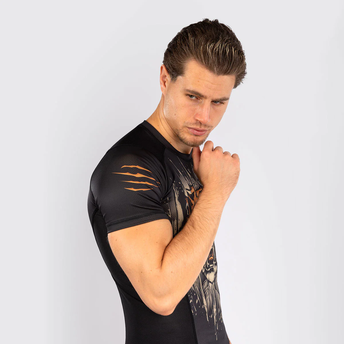 Rashguard Venum Tiger manches courtes Noir  - Image 4
