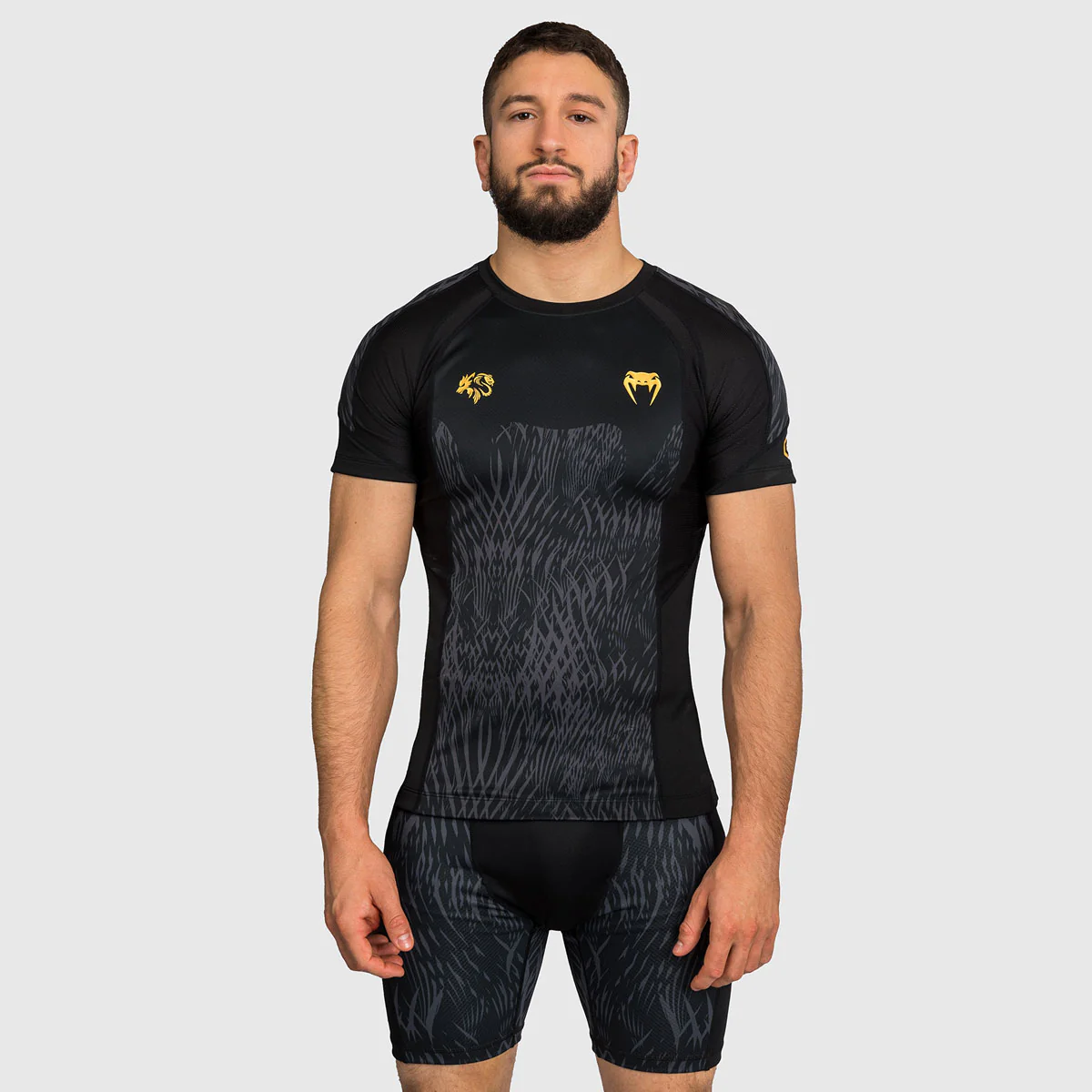 Rashguard Venum x Chimaev Wild Borz manches courtes Noir 