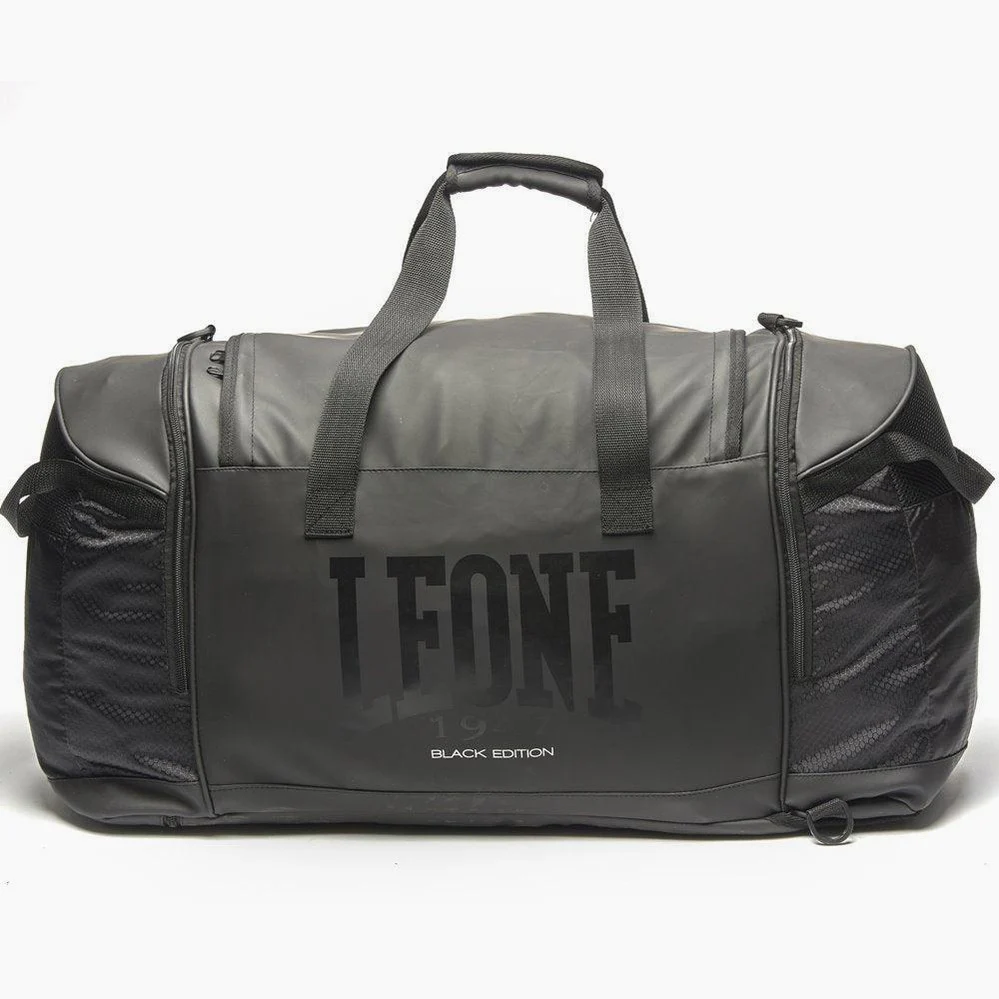 Sac de sport-Sac à dos Leone Édition Noire AC941 