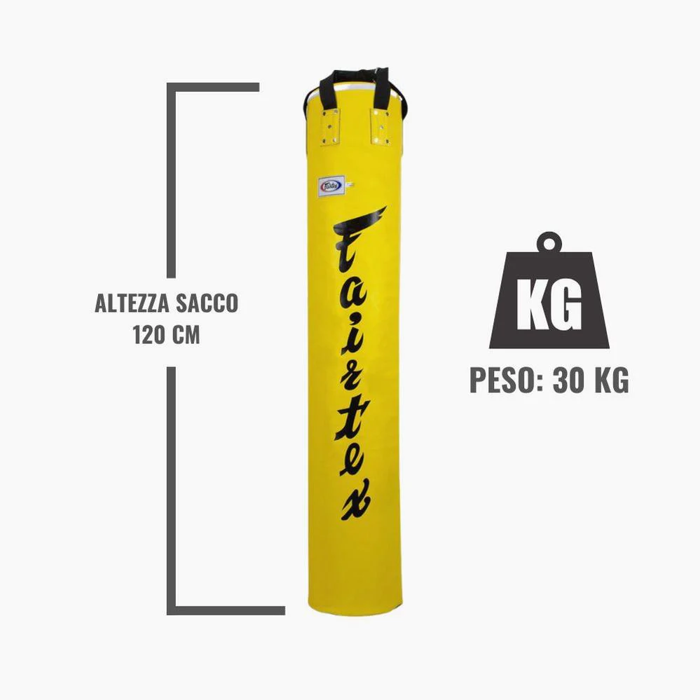 Sac Fairtex HB5 Jaune 30 kg 120 cm Plein  - Image 3