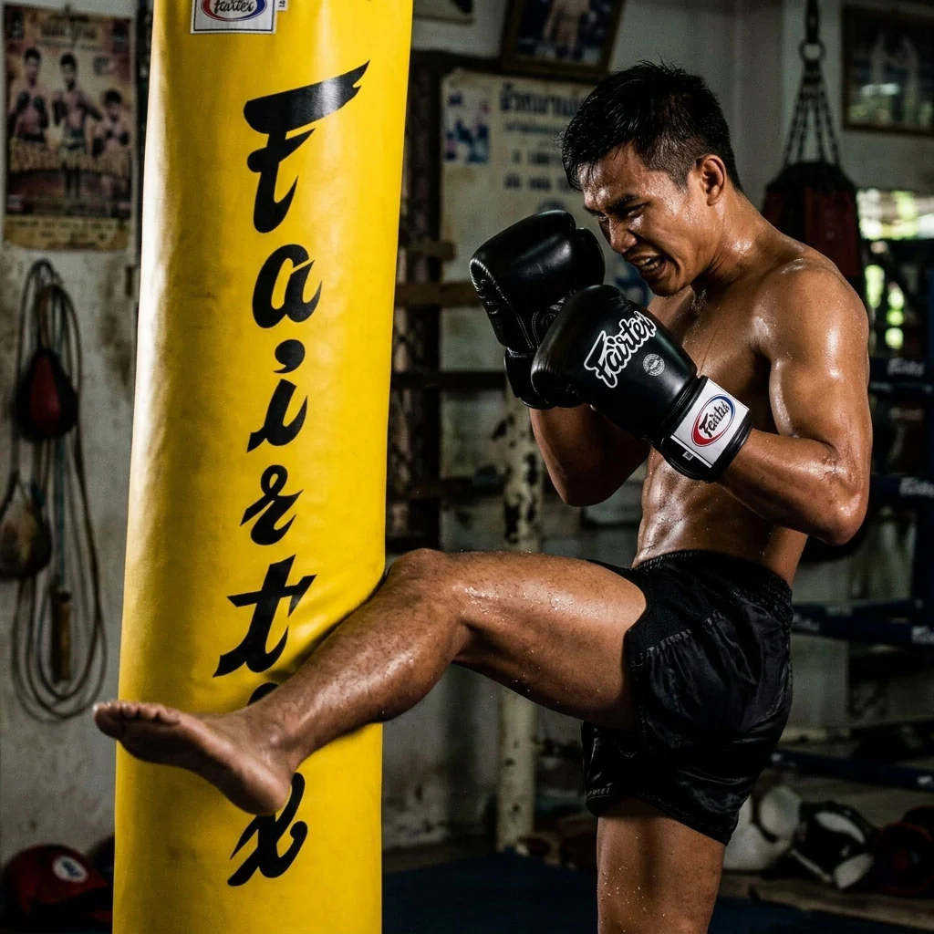 Sac Fairtex HB5 Jaune 30 kg 120 cm Plein  - Image 4