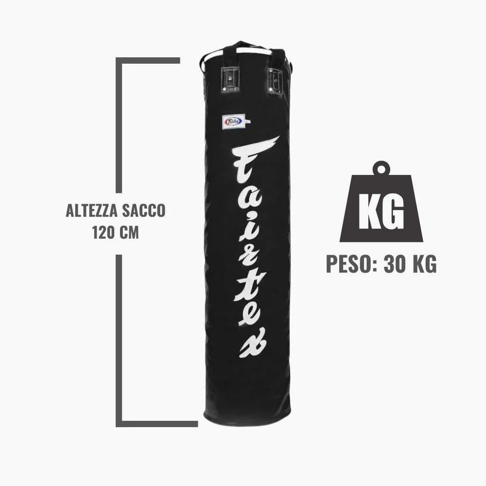 Sac Fairtex HB5 Noir 30 kg 120 cm Plein  - Image 3