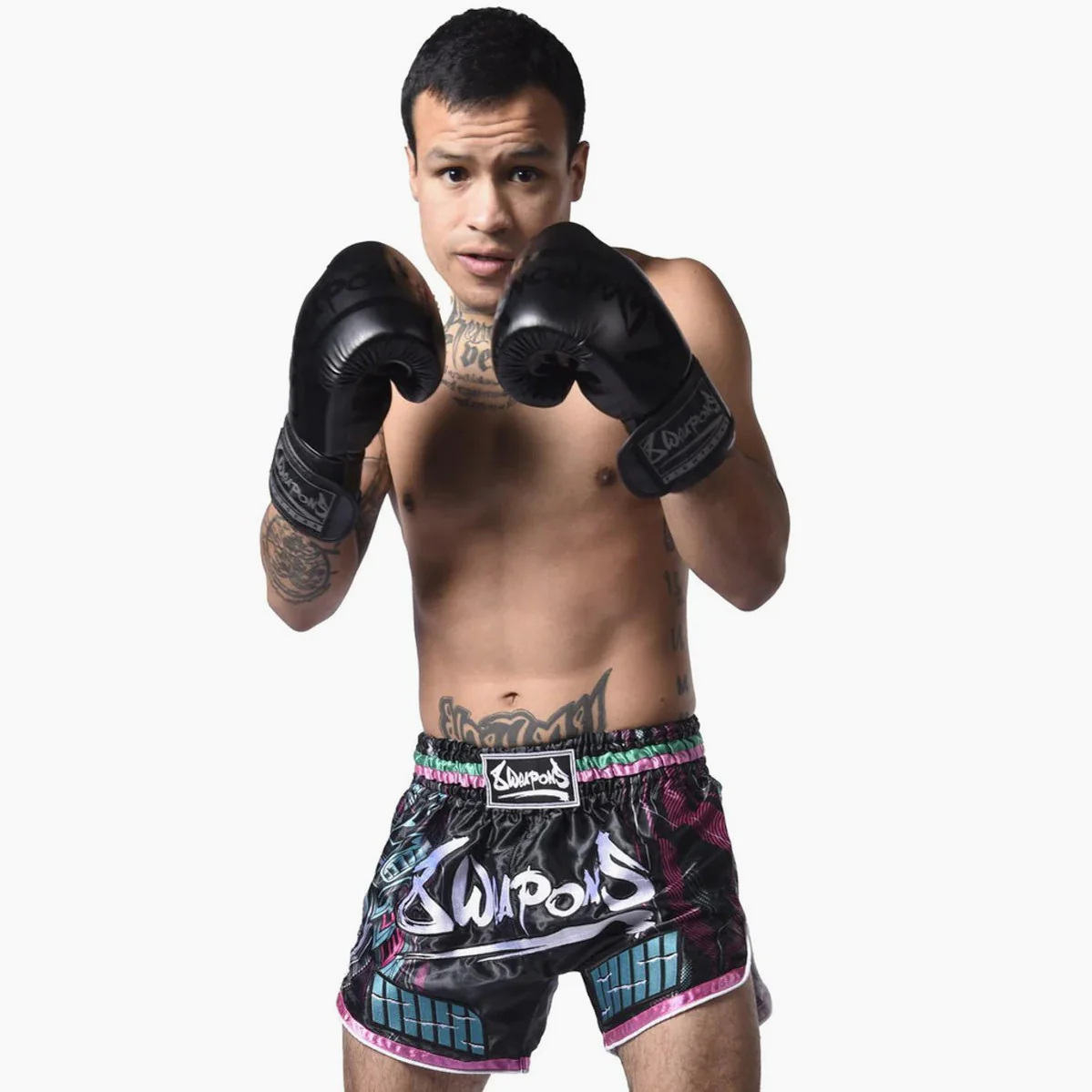 Shorts de kick-thai 8 Weapons Samurai 2.0 Cyber - Image 3