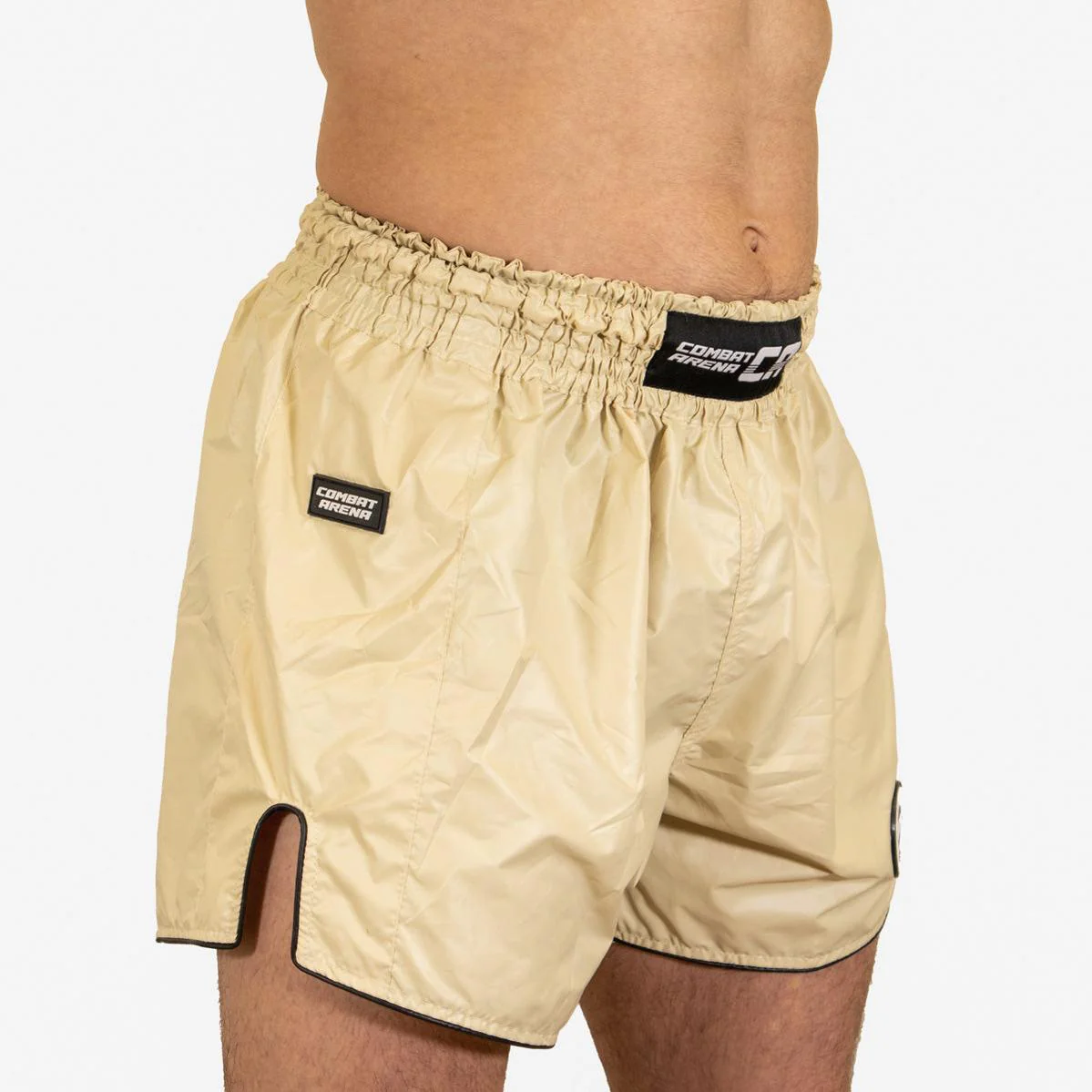 Shorts de kick-thai Combat Arena Light Tech Blanc crème - Image 8