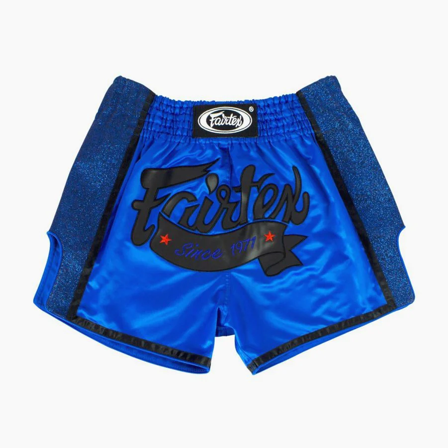 Shorts de kick-thai Fairtex BS1702 Bleu